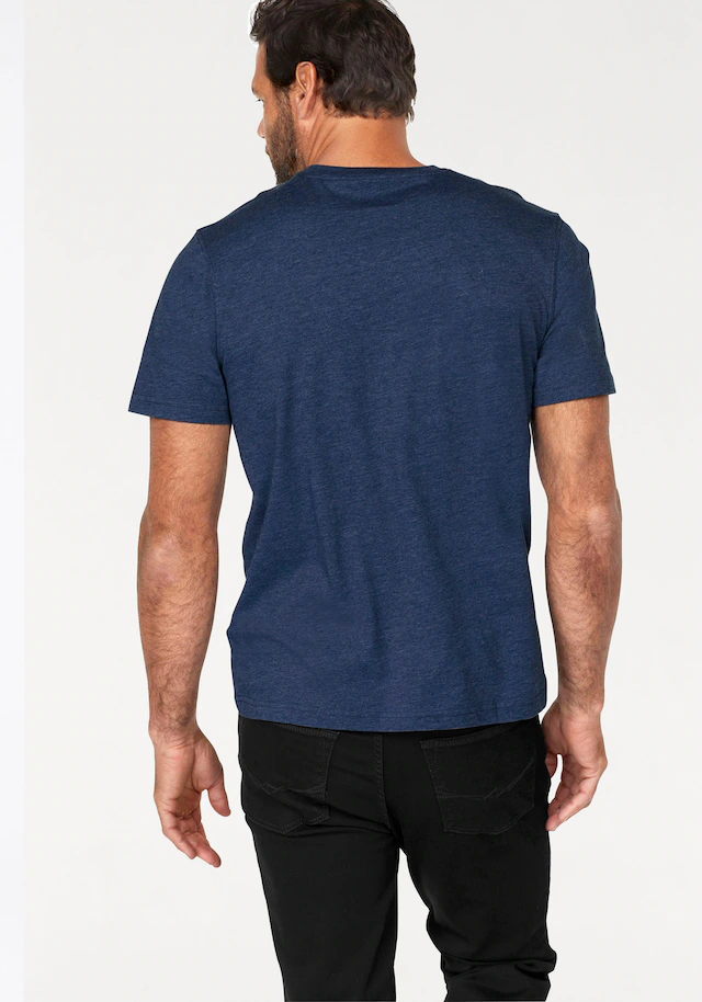 Man's World Rundhalsshirt 2er-Pack, Kurzarm, Basic-Stil, aus Baumwollmischung, 2er-Pack