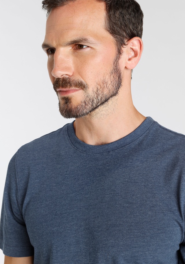 Man's World Rundhalsshirt 2er-Pack, Kurzarm, Basic-Stil, aus Baumwollmischung, 2er-Pack