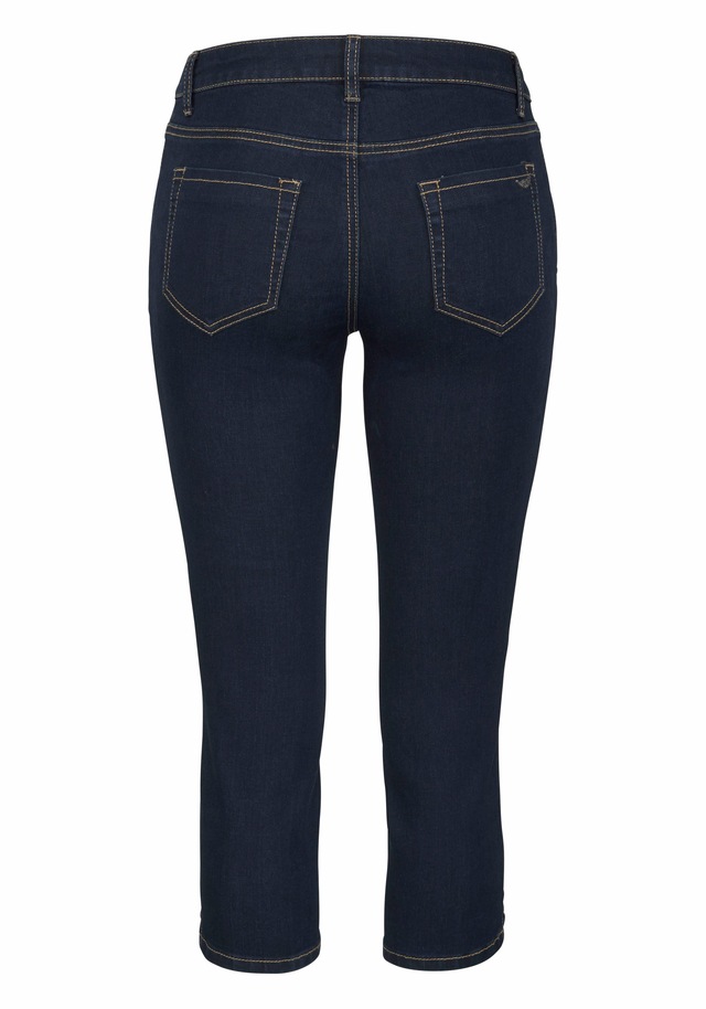 Arizona Caprijeans »Ultra-Stretch« extra-enger Schnitt, modischer Beinabschluss mit Schlitz