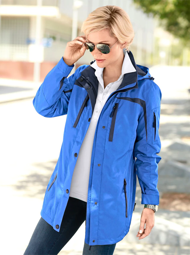 Casual Looks Funktionsjacke mit Kapuze