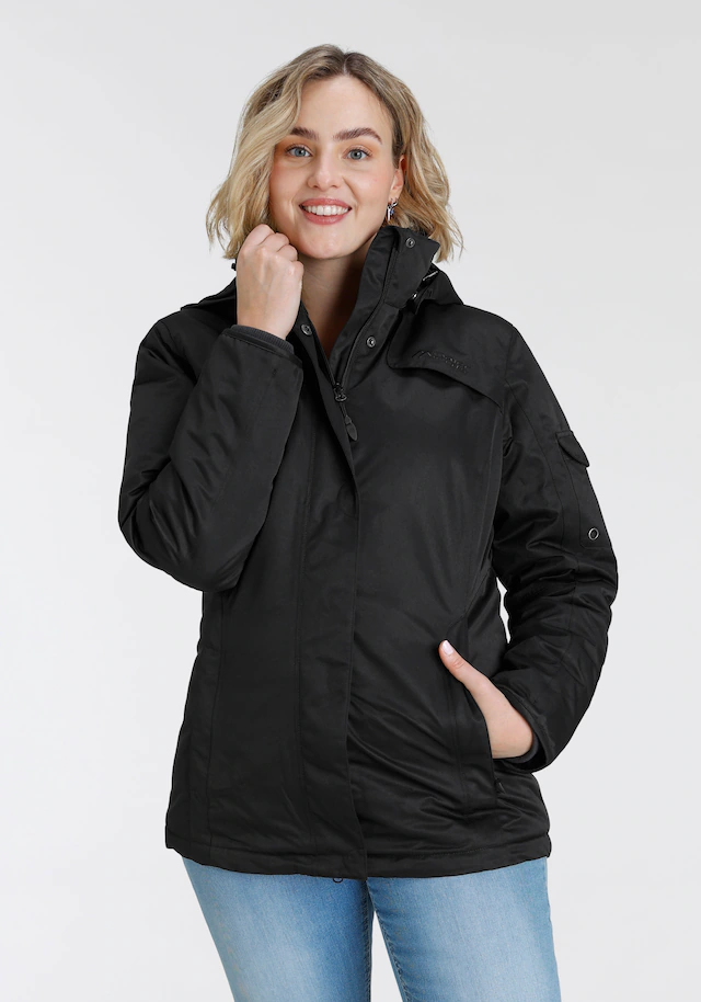 Maier Sports Winterjacke »TAMI« mit Kapuze mit verdecktem Reißverschluss, wasserdicht, winddicht, atmungsaktiv