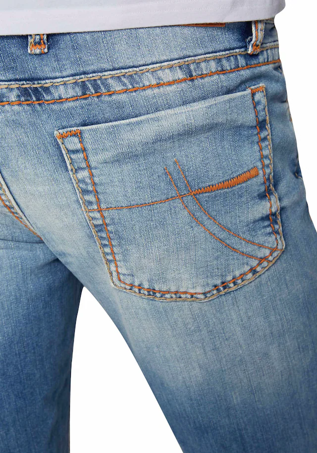 CAMP DAVID Straight-Jeans »NI:CO:R611« mit markanten Steppnähten