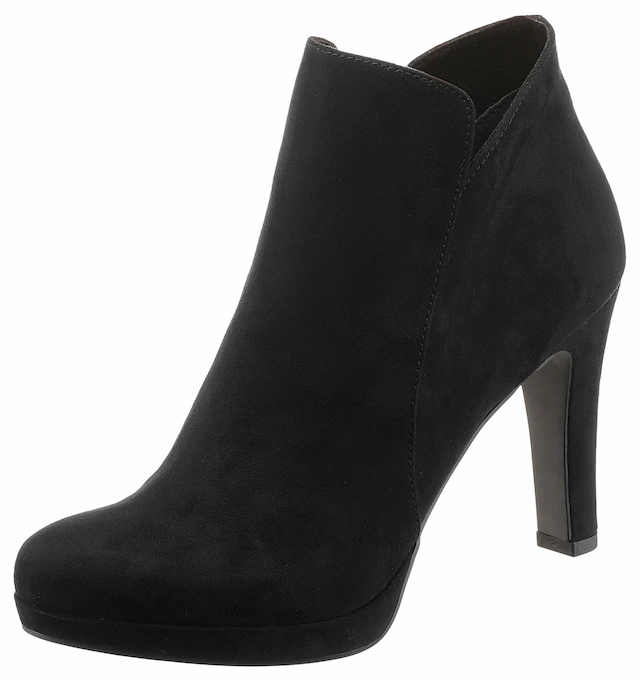 Tamaris Stiefelette Ankleboots, High-Heel-Stiefelette mit Trichterabsatz
