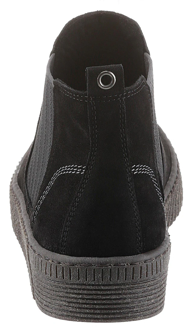 Gabor Chelseaboots , Plateau, Stiefelette, Schlupfschuh mit dezenten Kontrastnähten