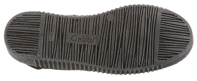 Gabor Chelseaboots , Plateau, Stiefelette, Schlupfschuh mit dezenten Kontrastnähten