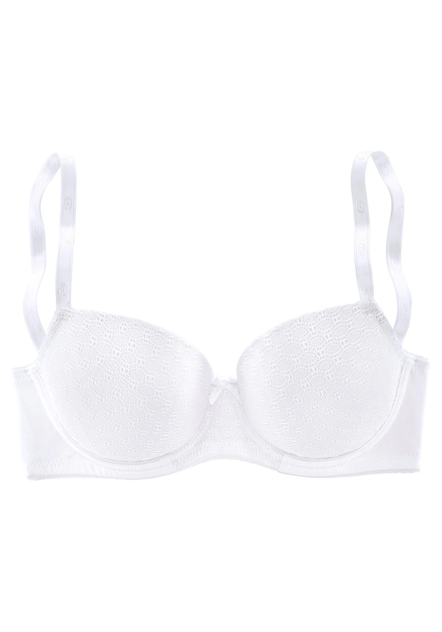 LASCANA Schalen-BH », Bügel-BH, Dirndl-BH« mit graphischer Spitze, Dessous