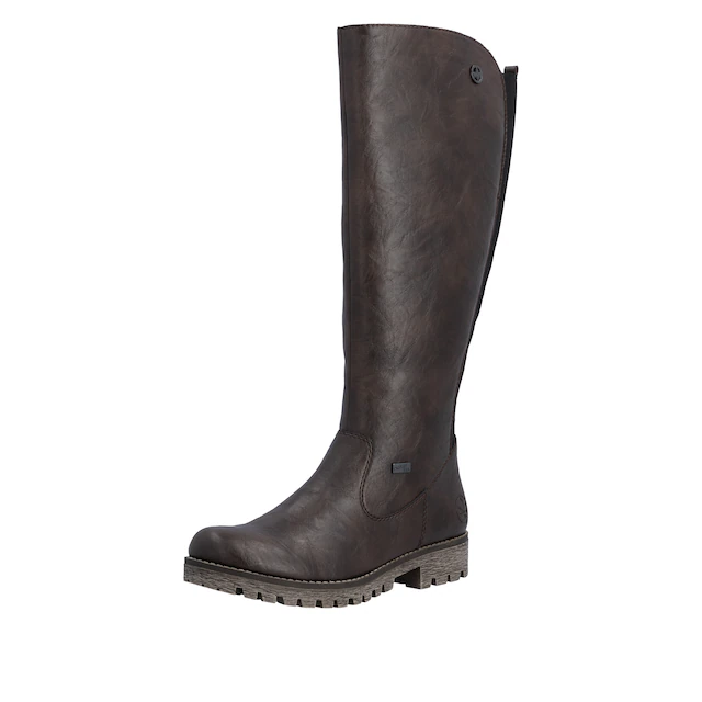 Rieker Winterstiefel , Langschaftstiefel, Winterstiefel im klassischen Look, TEX-Membran