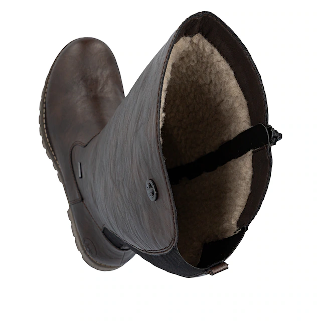 Rieker Winterstiefel , Langschaftstiefel, Winterstiefel im klassischen Look, TEX-Membran