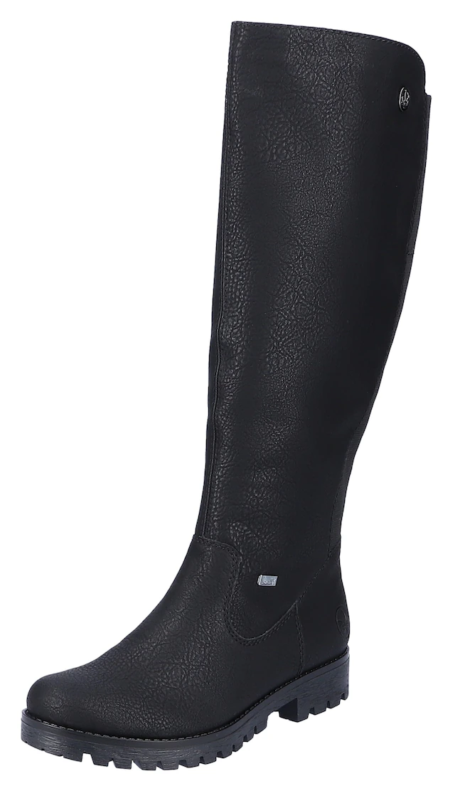 Rieker Winterstiefel , Langschaftstiefel, Winterstiefel im klassischen Look, TEX-Membran