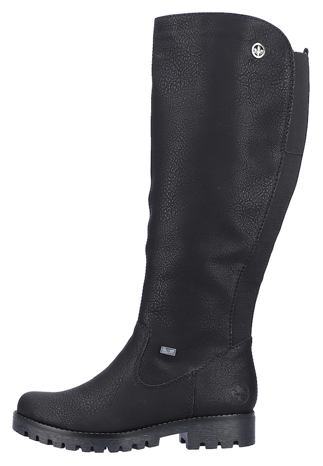 Rieker Winterstiefel , Langschaftstiefel, Winterstiefel im klassischen Look, TEX-Membran