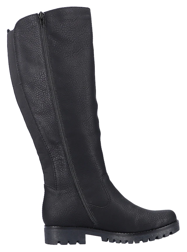 Rieker Winterstiefel , Langschaftstiefel, Winterstiefel im klassischen Look, TEX-Membran