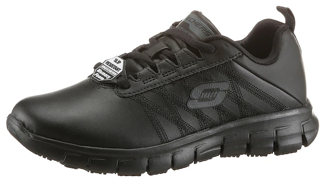 Skechers Berufsschuh »Sure Track Erath Schnürschuh« Schnürschuh für Gastronomie,Pflege mit rutschhemmender Laufsohle