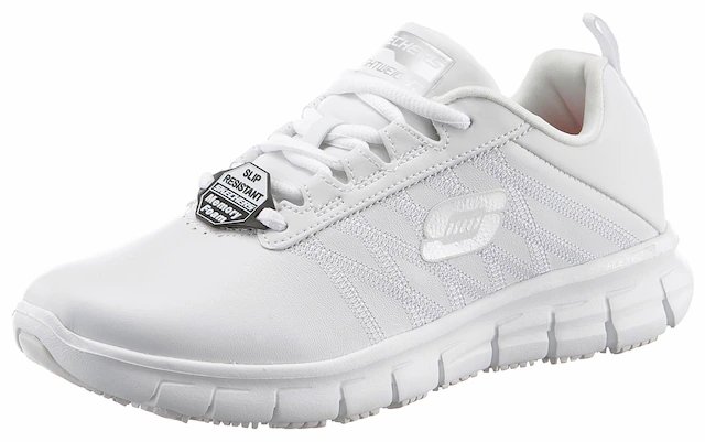 Skechers Berufsschuh »Sure Track Erath Schnürschuh« Schnürschuh für Gastronomie,Pflege mit rutschhemmender Laufsohle
