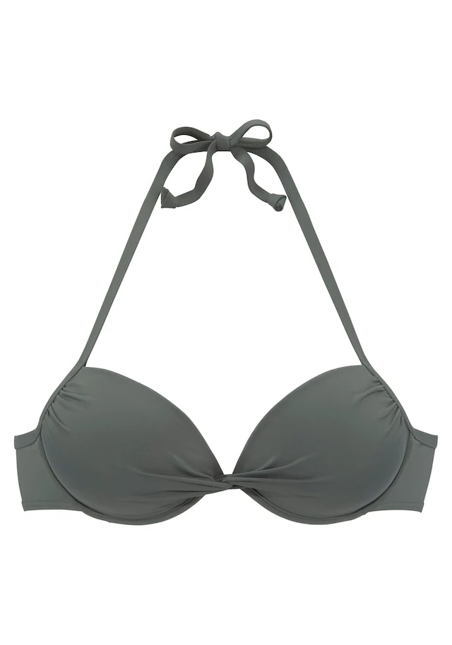 LASCANA Push-Up-Bikini-Top »Italy« mit Raffung
