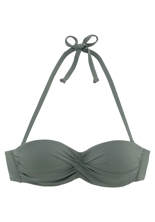 LASCANA Bügel-Bandeau-Bikini-Top »Italy« mit seitlichen Stäbchen