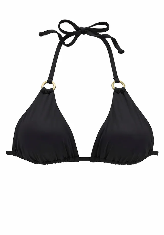 LASCANA Triangel-Bikini-Top »Italy« mit Zierringen