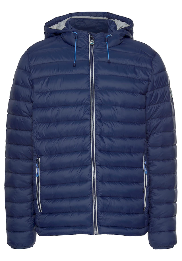 Polarino Steppjacke mit Kapuze Atmungsaktiv, winddicht, wasserabweisend