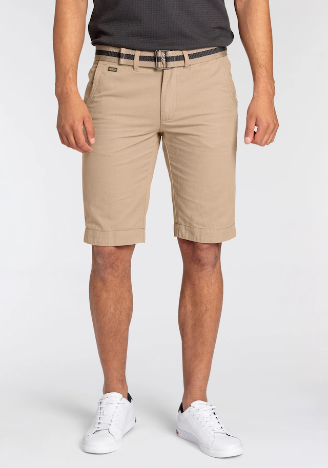 Bruno Banani Chinoshorts »inkl. Gürtel – moderner Sommer‑Essential« Dein perfekter Look: clean, maskulin, vielseitig