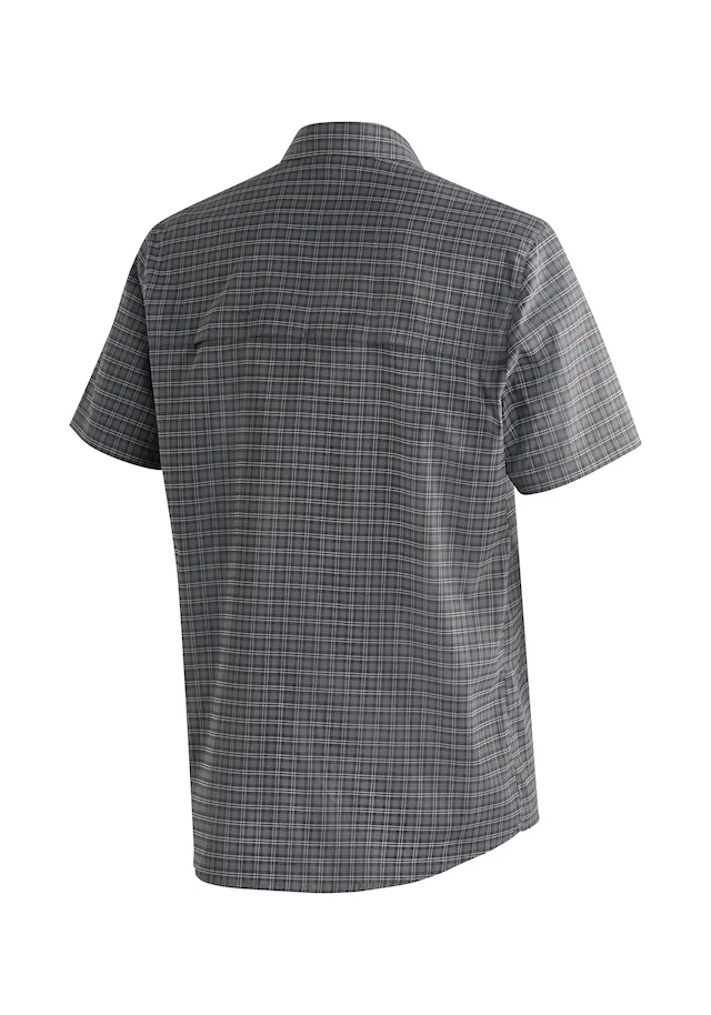 Maier Sports Funktionshemd »Mats S/S« Herren Hemd kurzarm, karriertes Freizeithemd, Kurzarmhemd, Regular Fit