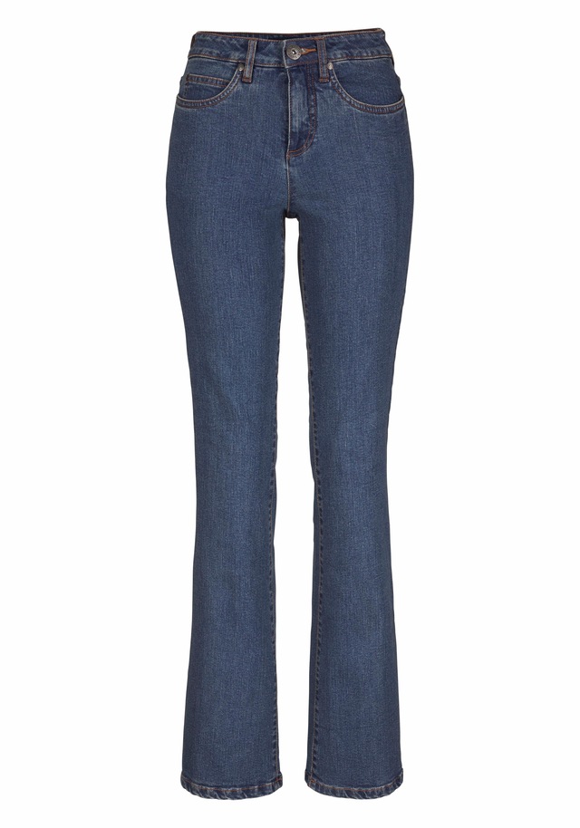 Arizona Bootcut-Jeans »Comfort-Fit« ausgestellte Beinform, mit Eingrifftaschen, High-Waist