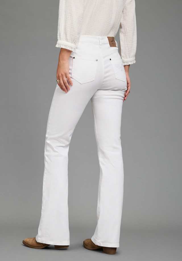 Arizona Bootcut-Jeans »Comfort-Fit« ausgestellte Beinform, mit Eingrifftaschen, High-Waist