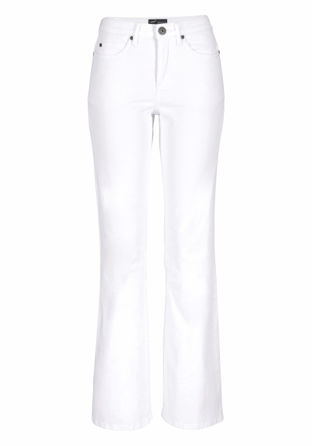 Arizona Bootcut-Jeans »Comfort-Fit« ausgestellte Beinform, mit Eingrifftaschen, High-Waist