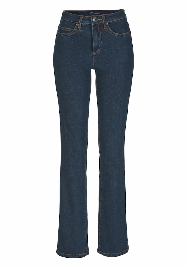 Arizona Bootcut-Jeans »Comfort-Fit« ausgestellte Beinform, mit Eingrifftaschen, High-Waist