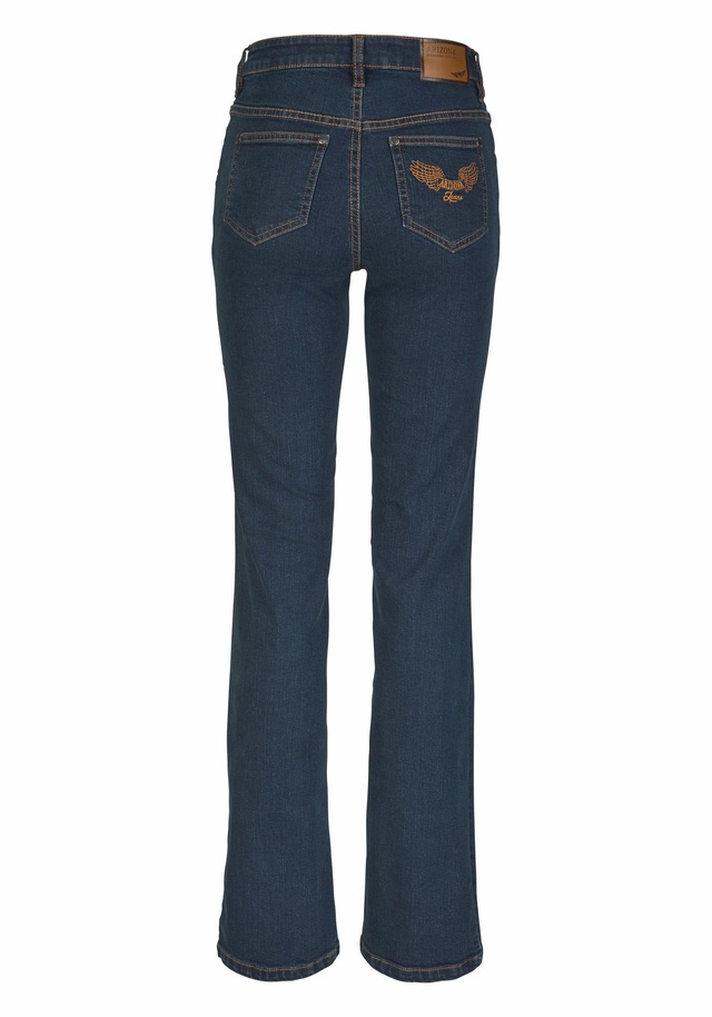 Arizona Bootcut-Jeans »Comfort-Fit« ausgestellte Beinform, mit Eingrifftaschen, High-Waist