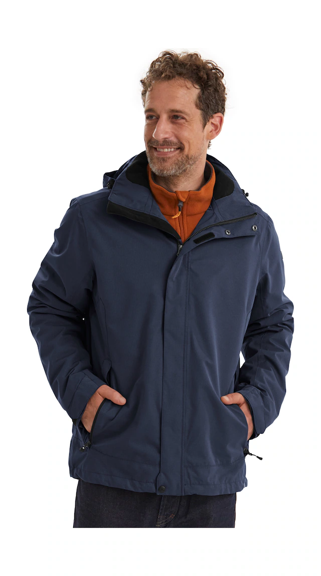 Killtec Outdoorjacke »KOS 1 MN JCKT« Wind- und wasserdichte Herrenjacke, atmungsaktiv, abnehmbare Kapuze