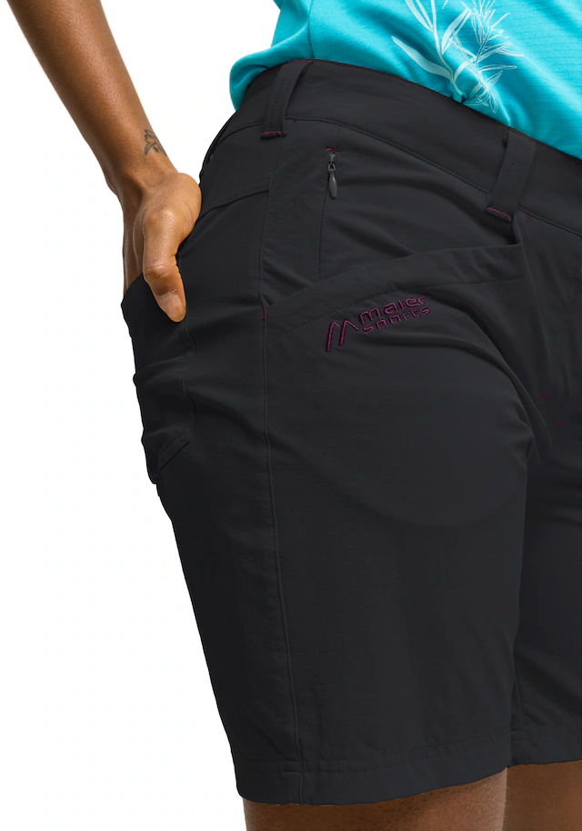 Maier Sports Funktionsshorts »Lulaka Shorts« Damen Shorts, kurze Wanderhose, Outdoorhose mit 4 Taschen, Regular Fit