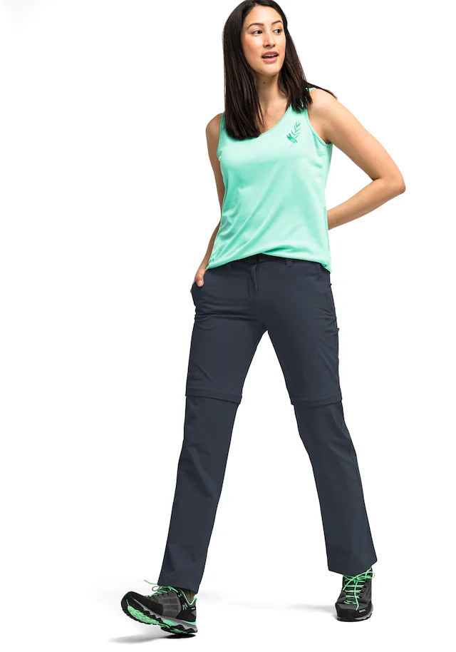 Maier Sports Outdoorhose »Nata 2« Damen Zip-Off Wanderhose, atmungsaktive Trekkinghose, Regular Fit