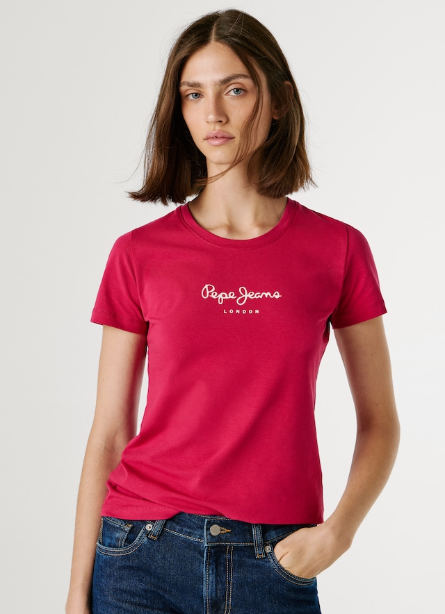 Pepe Jeans T-Shirt »NEW VIRGINIA« mit Logo-Print