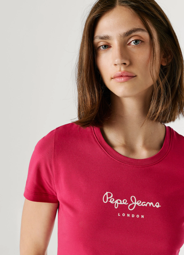 Pepe Jeans T-Shirt »NEW VIRGINIA« mit Logo-Print