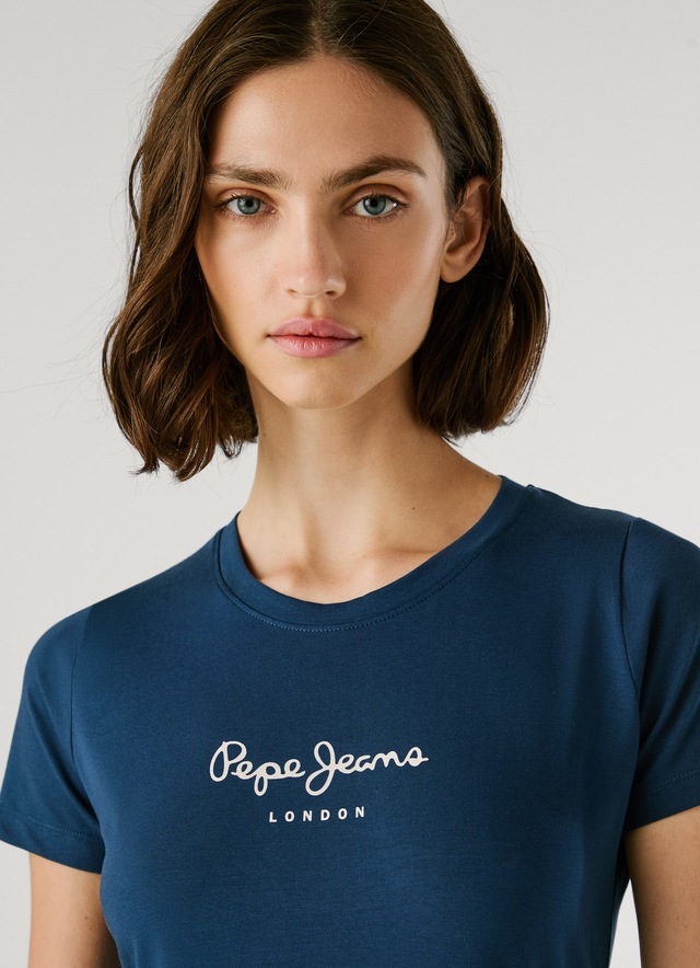 Pepe Jeans T-Shirt »NEW VIRGINIA« mit Logo-Print