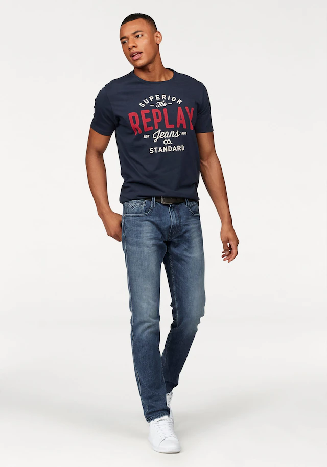 Replay T-Shirt mit Markendruck