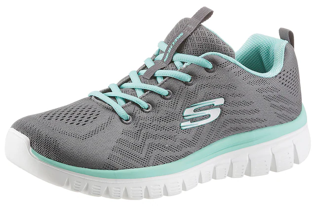 Skechers Sneaker »Graceful - Get Connected« Freizeitschuh, Halbschuh, Schnürschuh für die Maschinenwäsche geeignet