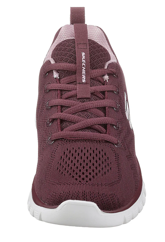 Skechers Sneaker »Graceful - Get Connected« Freizeitschuh, Halbschuh, Schnürschuh für die Maschinenwäsche geeignet