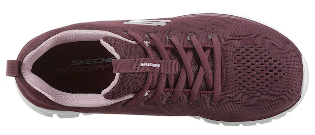 Skechers Sneaker »Graceful - Get Connected« Freizeitschuh, Halbschuh, Schnürschuh für die Maschinenwäsche geeignet