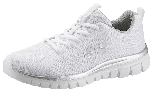 Skechers Sneaker »Graceful - Get Connected« Freizeitschuh, Halbschuh, Schnürschuh für die Maschinenwäsche geeignet