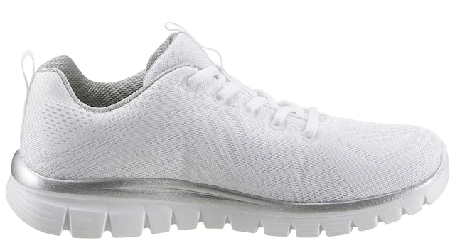 Skechers Sneaker »Graceful - Get Connected« Freizeitschuh, Halbschuh, Schnürschuh für die Maschinenwäsche geeignet
