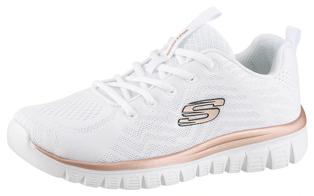 Skechers Sneaker »Graceful - Get Connected« Freizeitschuh, Halbschuh, Schnürschuh für die Maschinenwäsche geeignet