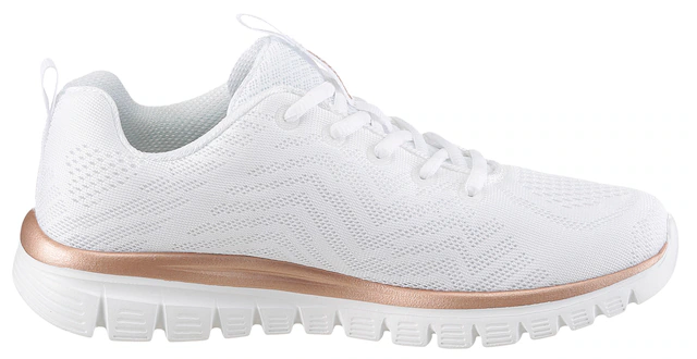 Skechers Sneaker »Graceful - Get Connected« Freizeitschuh, Halbschuh, Schnürschuh für die Maschinenwäsche geeignet