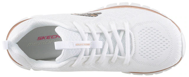 Skechers Sneaker »Graceful - Get Connected« Freizeitschuh, Halbschuh, Schnürschuh für die Maschinenwäsche geeignet