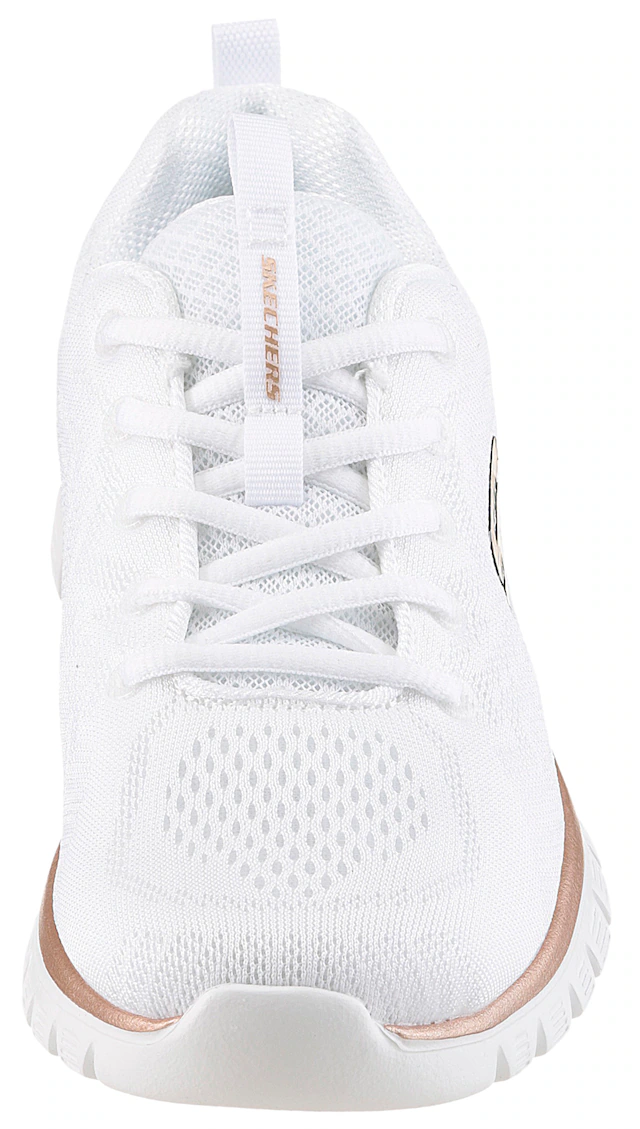 Skechers Sneaker »Graceful - Get Connected« Freizeitschuh, Halbschuh, Schnürschuh für die Maschinenwäsche geeignet