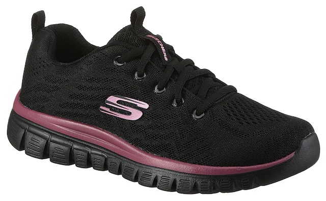 Skechers Sneaker »Graceful - Get Connected« Freizeitschuh, Halbschuh, Schnürschuh für die Maschinenwäsche geeignet