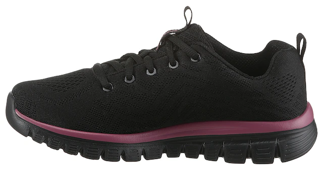 Skechers Sneaker »Graceful - Get Connected« Freizeitschuh, Halbschuh, Schnürschuh für die Maschinenwäsche geeignet