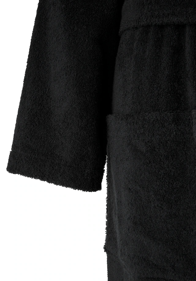 Bruno Banani Unisex-Bademantel »Robby, ideal für Sauna & Spa, Standard, Premium und Überlänge« 1 Stk. Damen & Herren Bademäntel, Baumwolle, mit Taschen, Sauna, XS-3XL