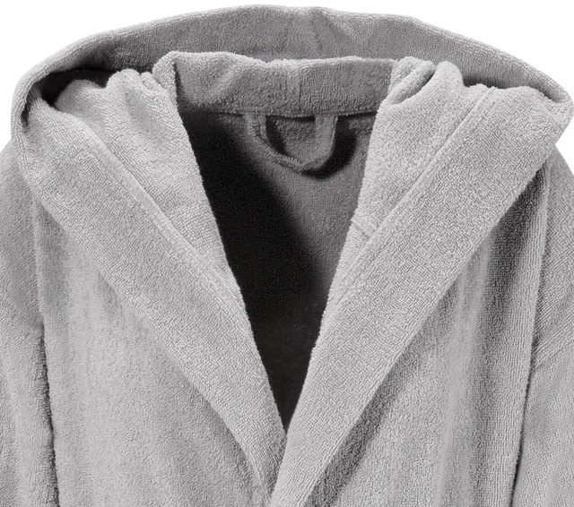 Bruno Banani Unisex-Bademantel »Robby, ideal für Sauna & Spa, Standard, Premium und Überlänge« 1 Stk. Damen & Herren Bademäntel, Baumwolle, mit Taschen, Sauna, XS-3XL