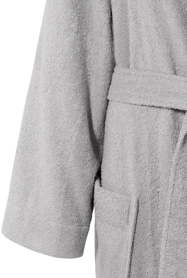 Bruno Banani Unisex-Bademantel »Robby, ideal für Sauna & Spa, Standard, Premium und Überlänge« 1 Stk. Damen & Herren Bademäntel, Baumwolle, mit Taschen, Sauna, XS-3XL