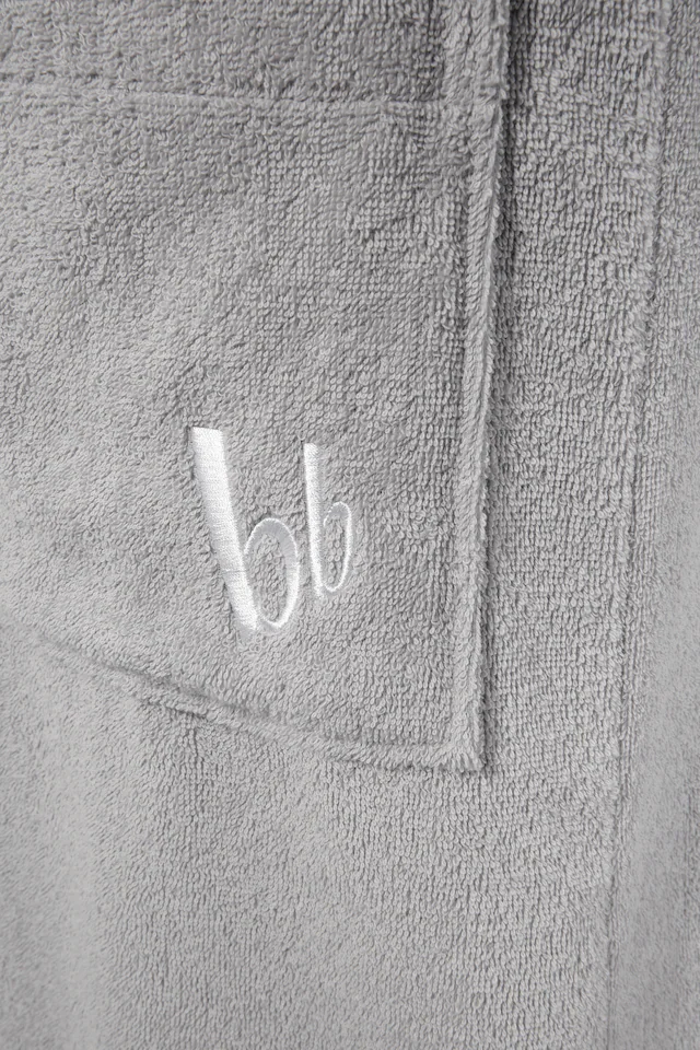 Bruno Banani Unisex-Bademantel »Robby, ideal für Sauna & Spa, Standard, Premium und Überlänge« 1 Stk. Damen & Herren Bademäntel, Baumwolle, mit Taschen, Sauna, XS-3XL